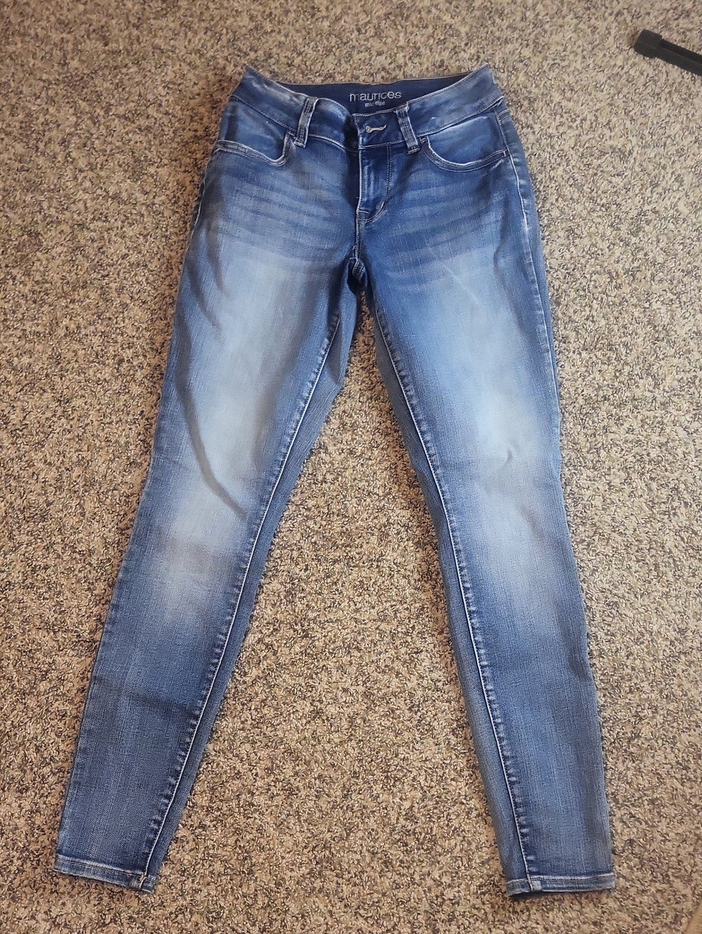 Maurices Light Wash Blue Skinny Jeans